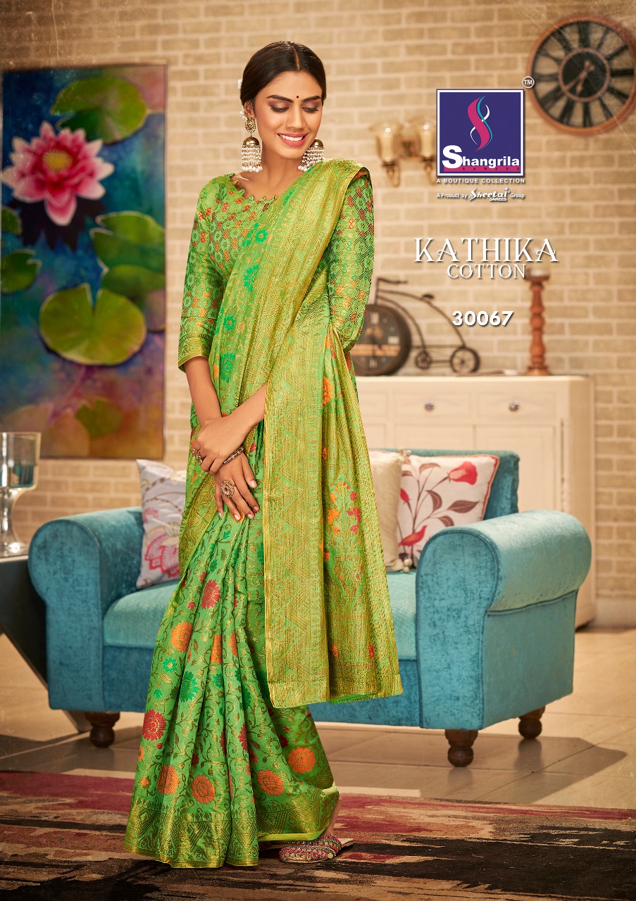 Shangrila  Present Kathika Soft Silk Sarees Catalogue