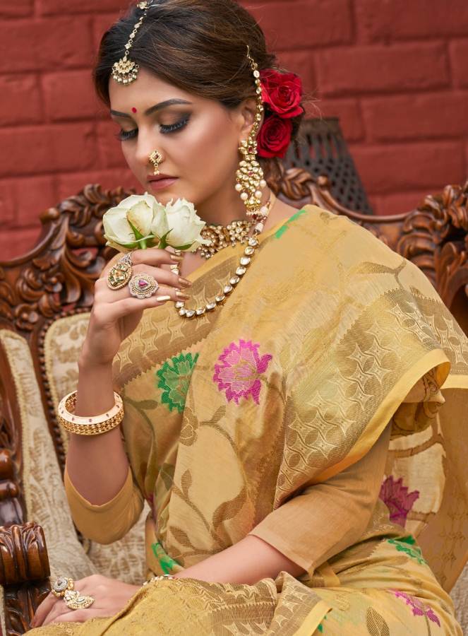 Shangrila Present  Kumari Cotton Silk Wedding Wear Saree Collection