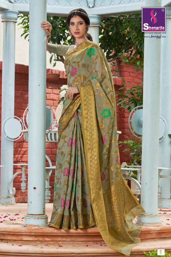 Shangrila Present  Kumari Cotton Silk Wedding Wear Saree Collection