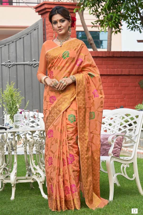 Shangrila Present  Kumari Cotton Silk Wedding Wear Saree Collection