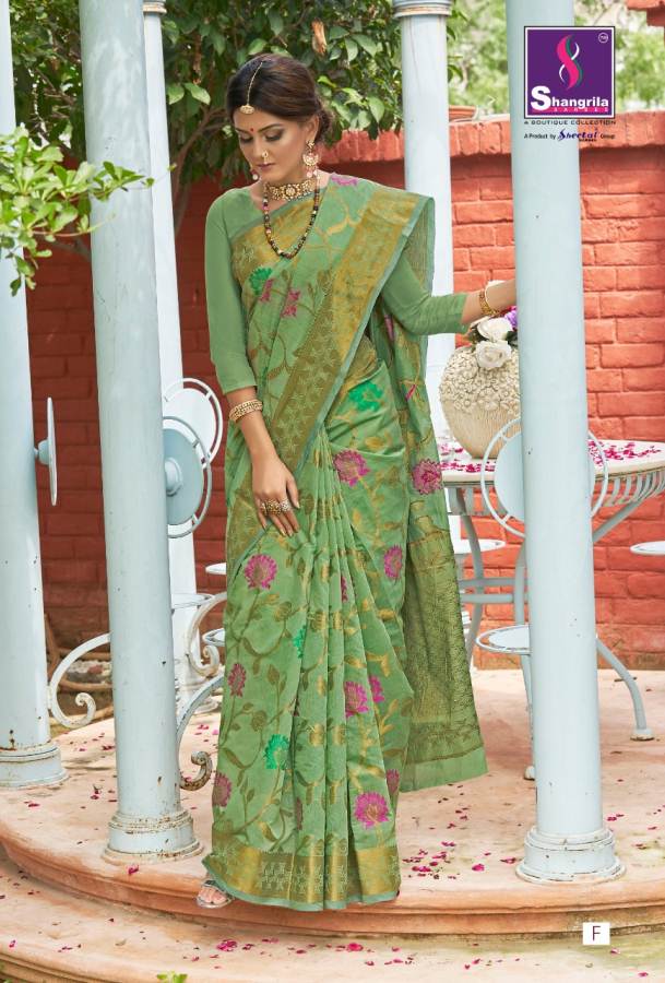 Shangrila Present  Kumari Cotton Silk Wedding Wear Saree Collection