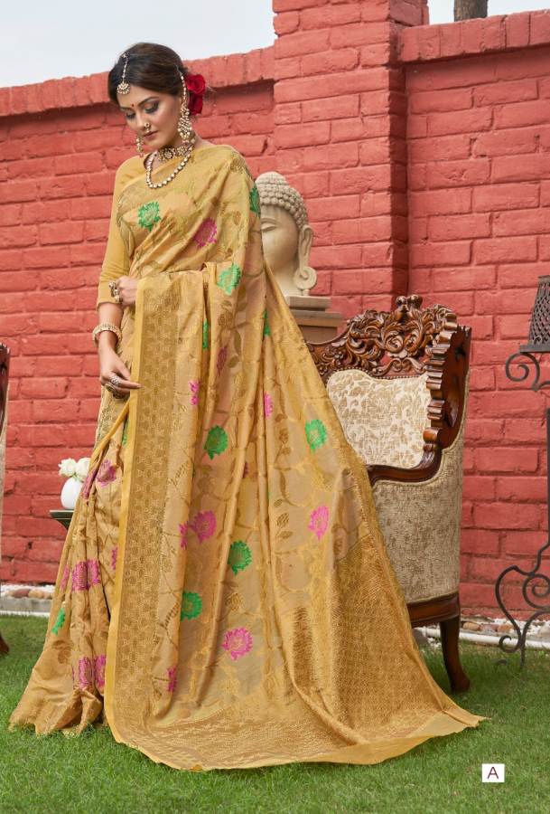 Shangrila Present  Kumari Cotton Silk Wedding Wear Saree Collection