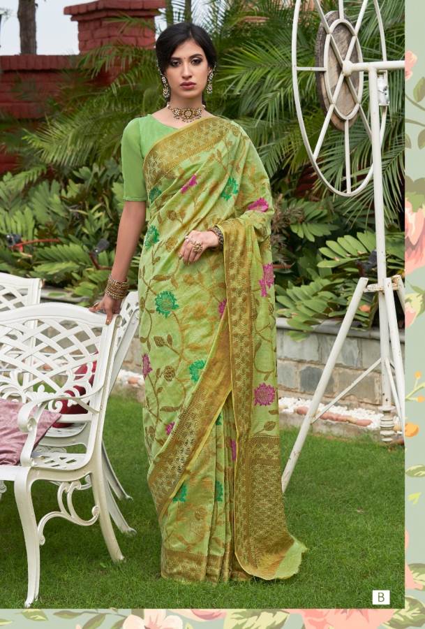 Shangrila Present  Kumari Cotton Silk Wedding Wear Saree Collection