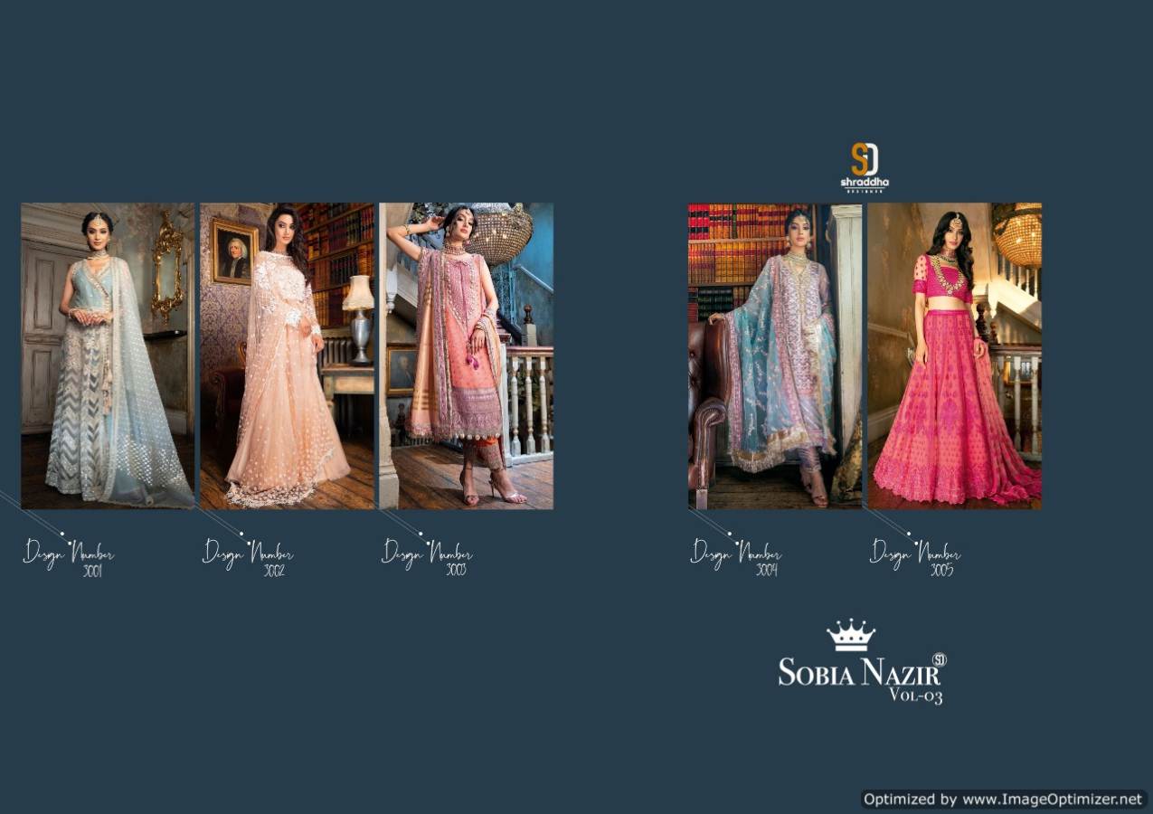 Shraddha Parsent   Sobia Nazir 3 Rich Look Heavy Wedding Wear Collection