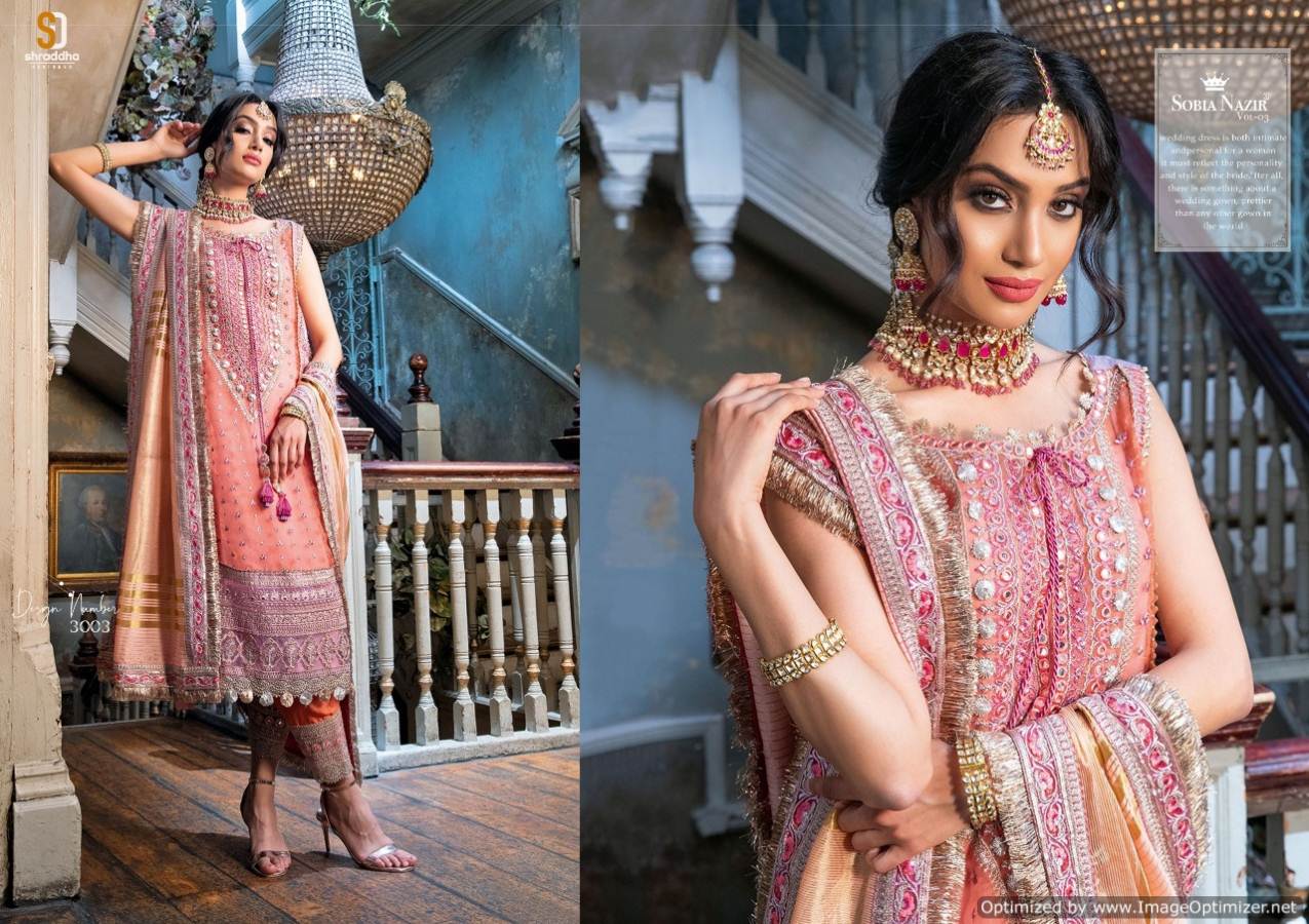 Shraddha Parsent   Sobia Nazir 3 Rich Look Heavy Wedding Wear Collection