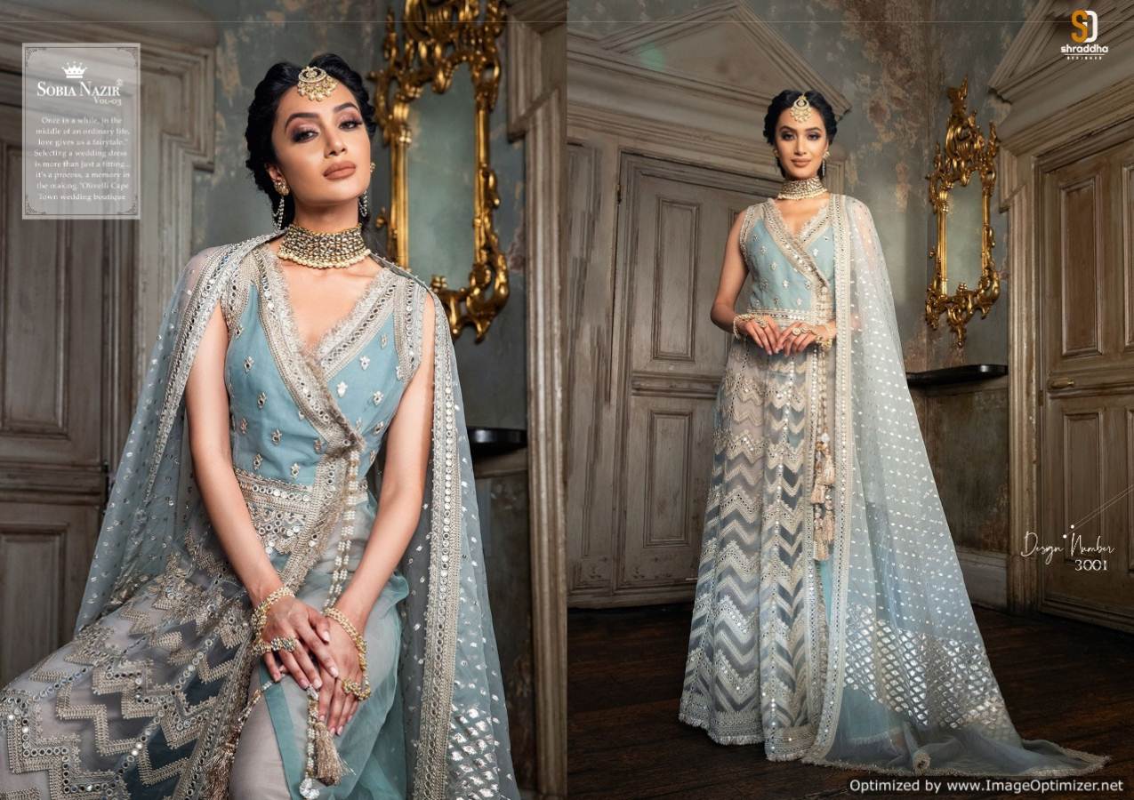Shraddha Parsent   Sobia Nazir 3 Rich Look Heavy Wedding Wear Collection