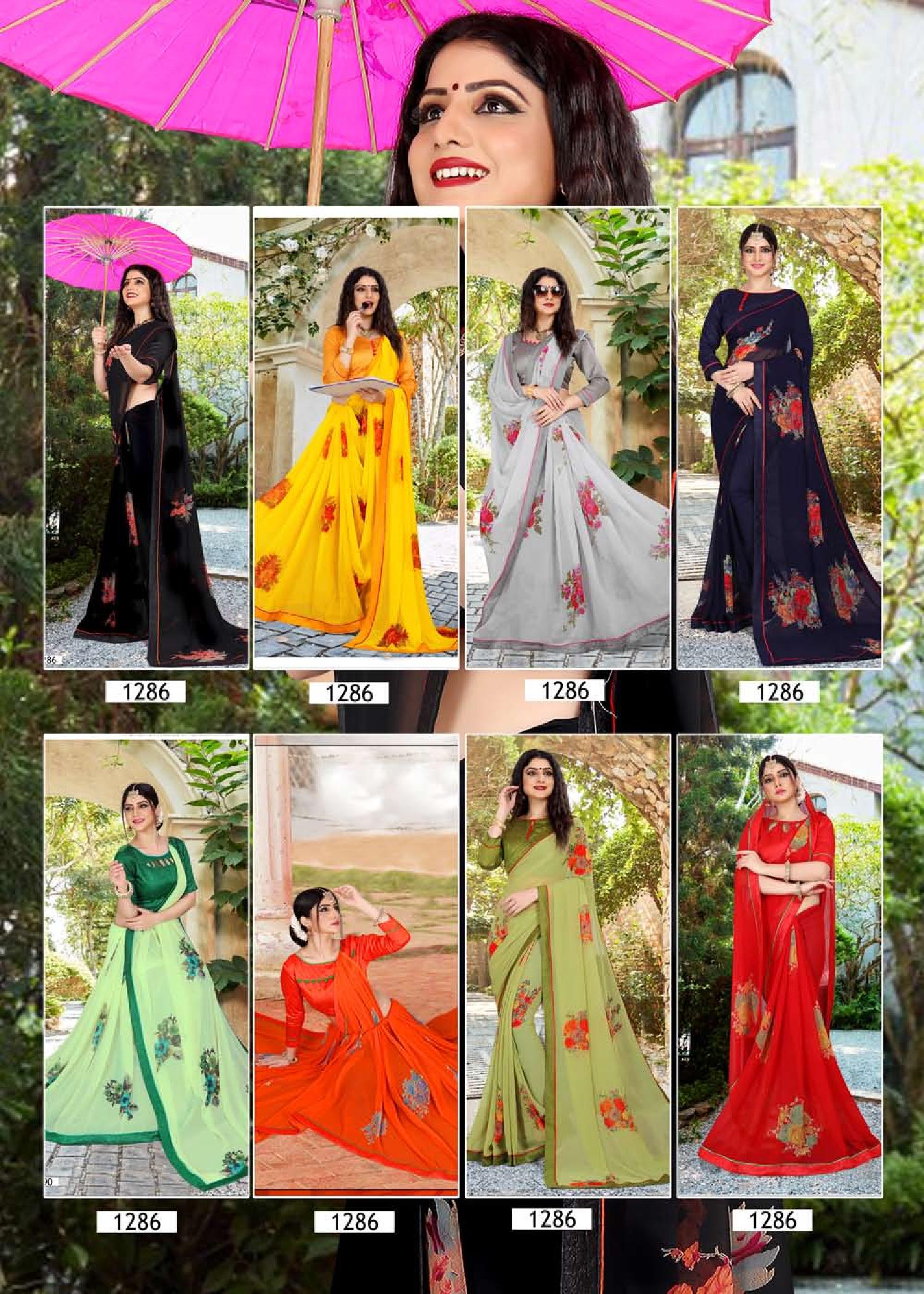 Soumya  Weight Less Casual Wear Sarees Catalogue