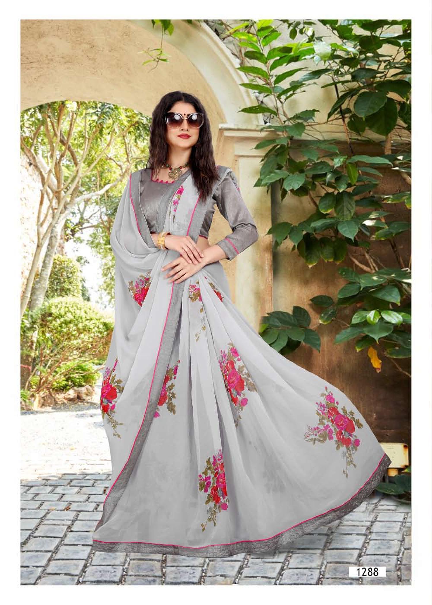 Soumya  Weight Less Casual Wear Sarees Catalogue