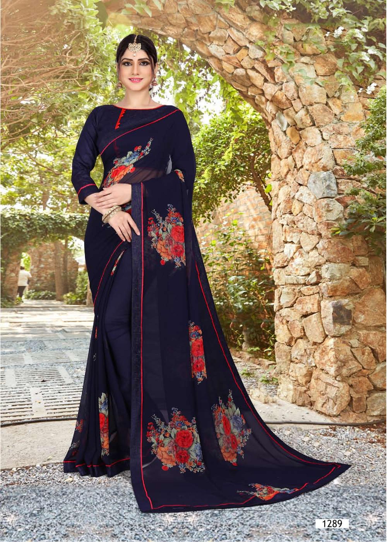 Soumya  Weight Less Casual Wear Sarees Catalogue