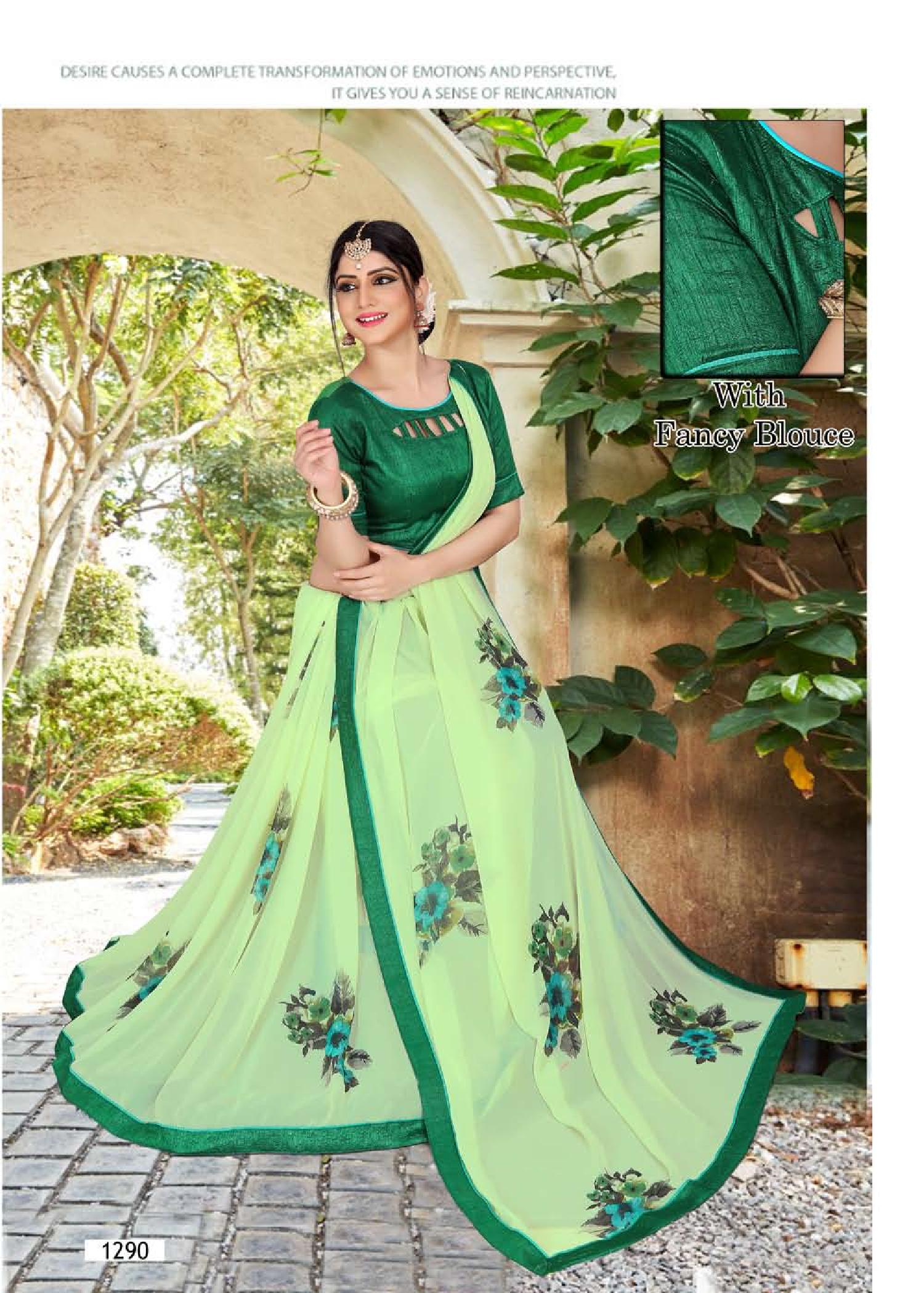 Soumya  Weight Less Casual Wear Sarees Catalogue