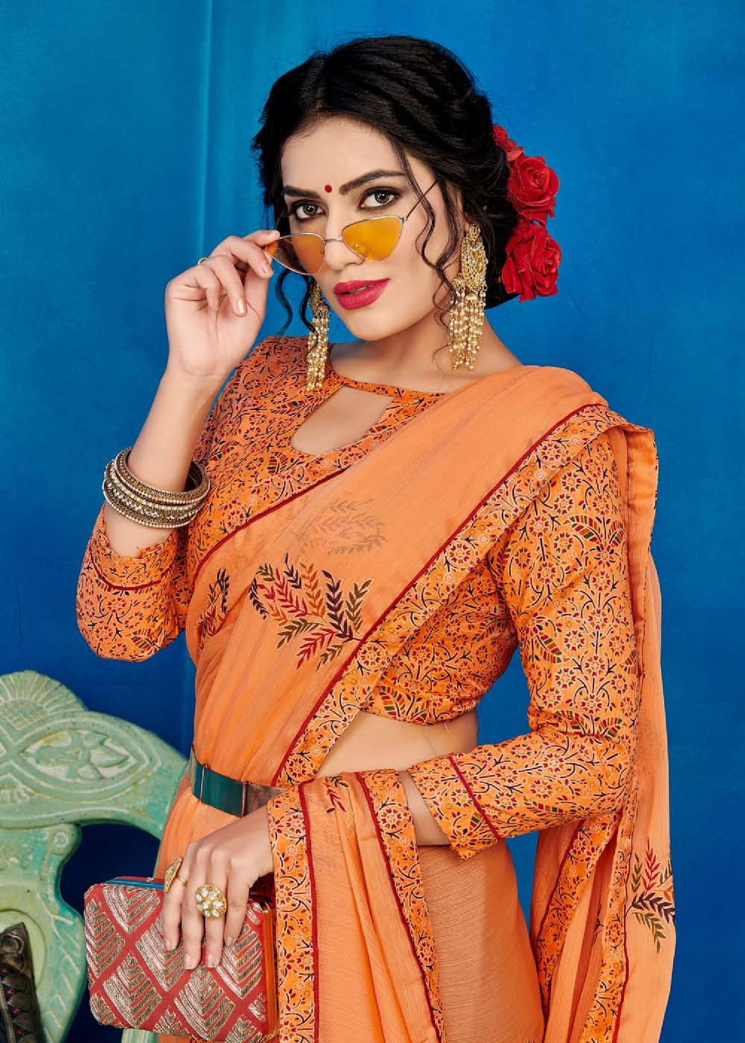 Utsav Weight Less Casual Wear Sarees Catalogue