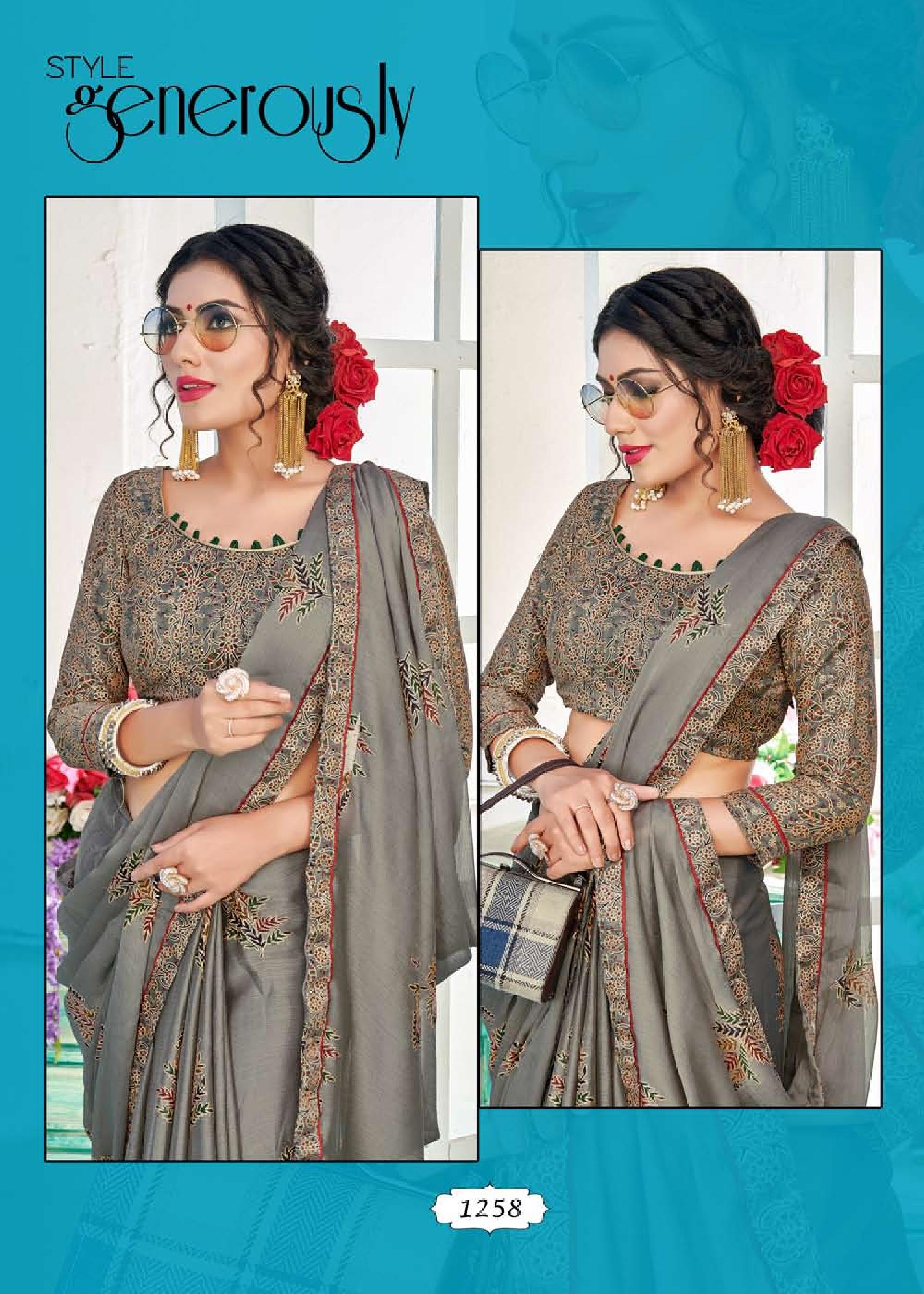 Utsav Weight Less Casual Wear Sarees Catalogue