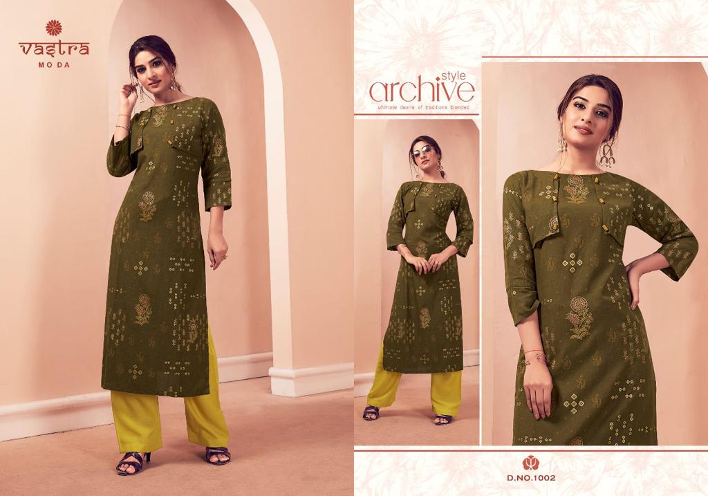 Vastra Moda Present Heritage Vol 2 Kurtis Catalogue
