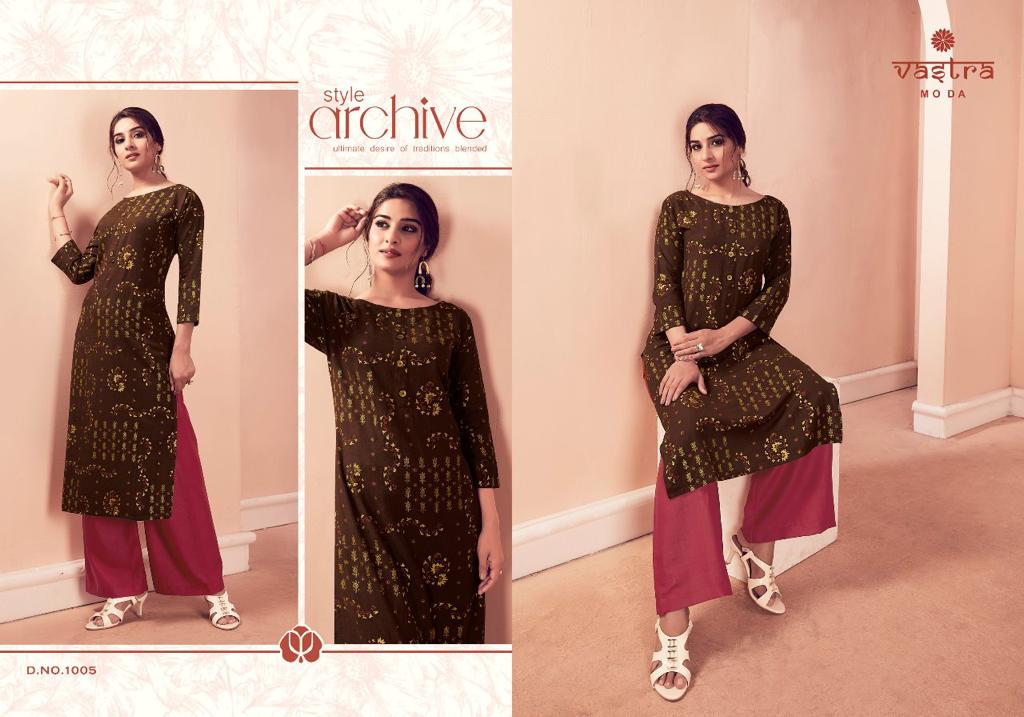 Vastra Moda Present Heritage Vol 2 Kurtis Catalogue