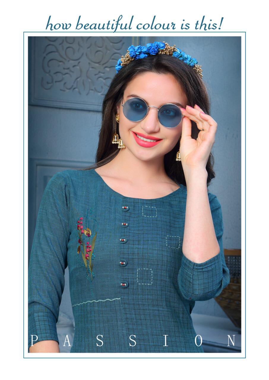 Ladies Flovour Present  Kajukatri Heavy Rayon Casual Wear Kurti Collection