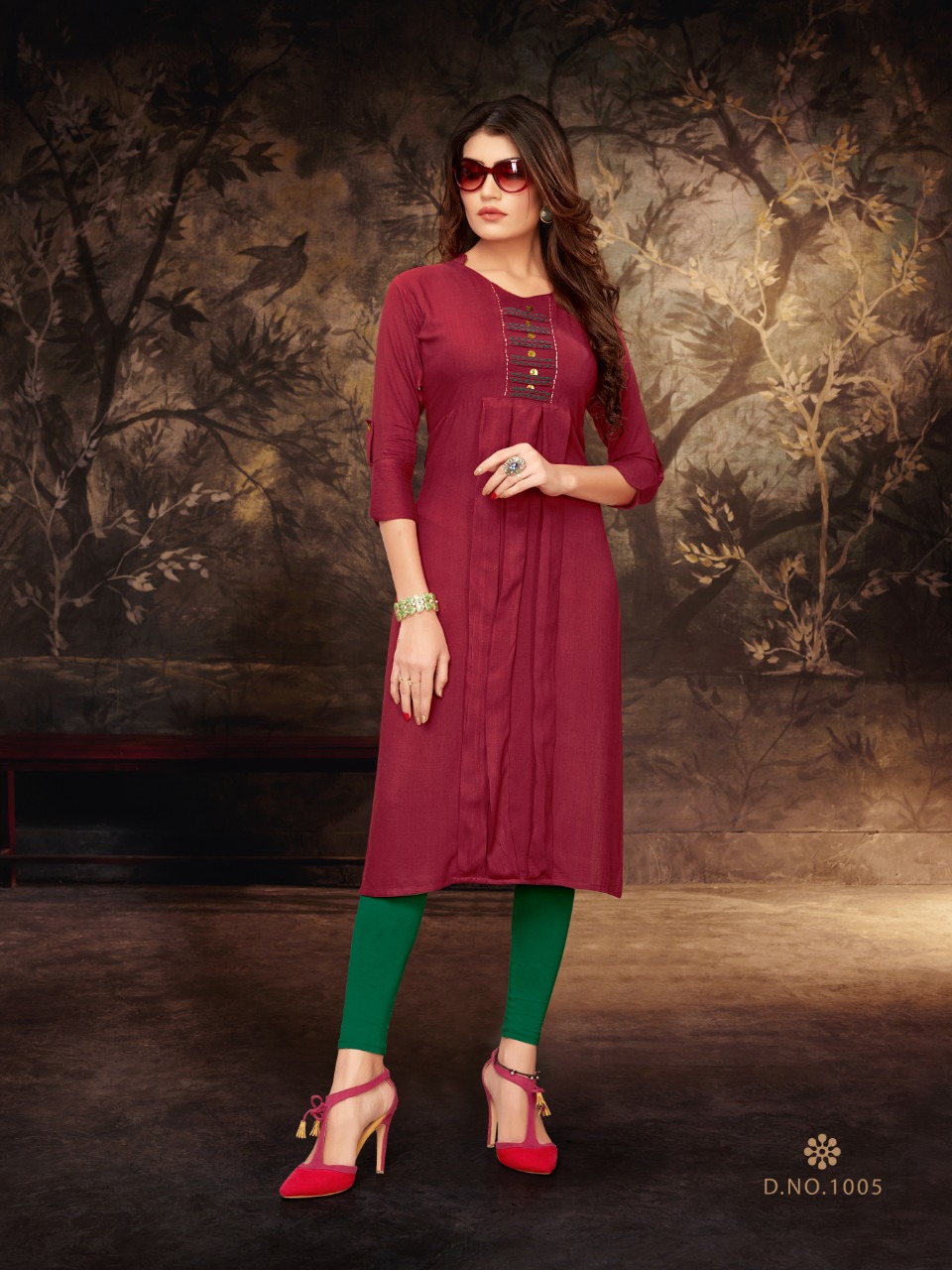Clap By Banwery Fashion Rayon Casual Wear Kurtis Catalogue
