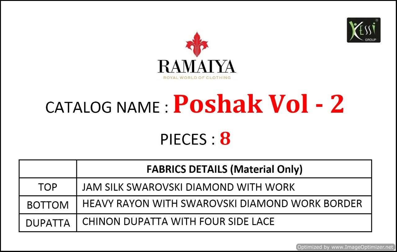 Kessi By Ramaiya Poshak Vol 2 Catalogue