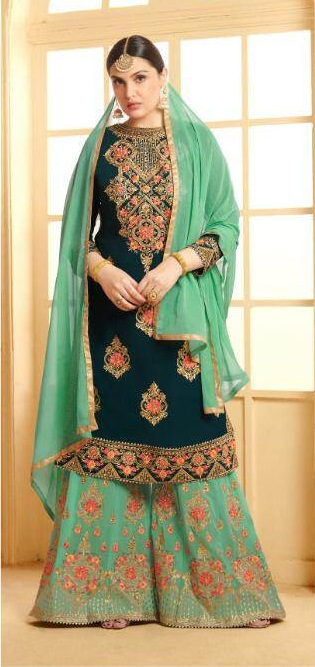 Y.c Present Glorina Vol 2 Faux Georgette Salwar Suits Collection