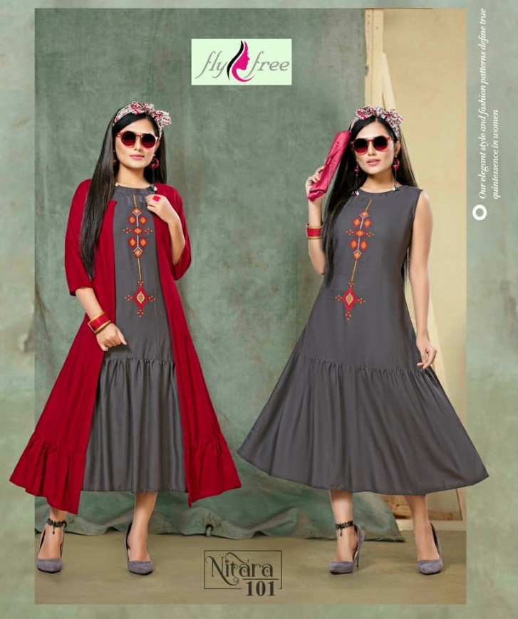 Fly Free Present Nitara Stylish Kurtis Catalogue