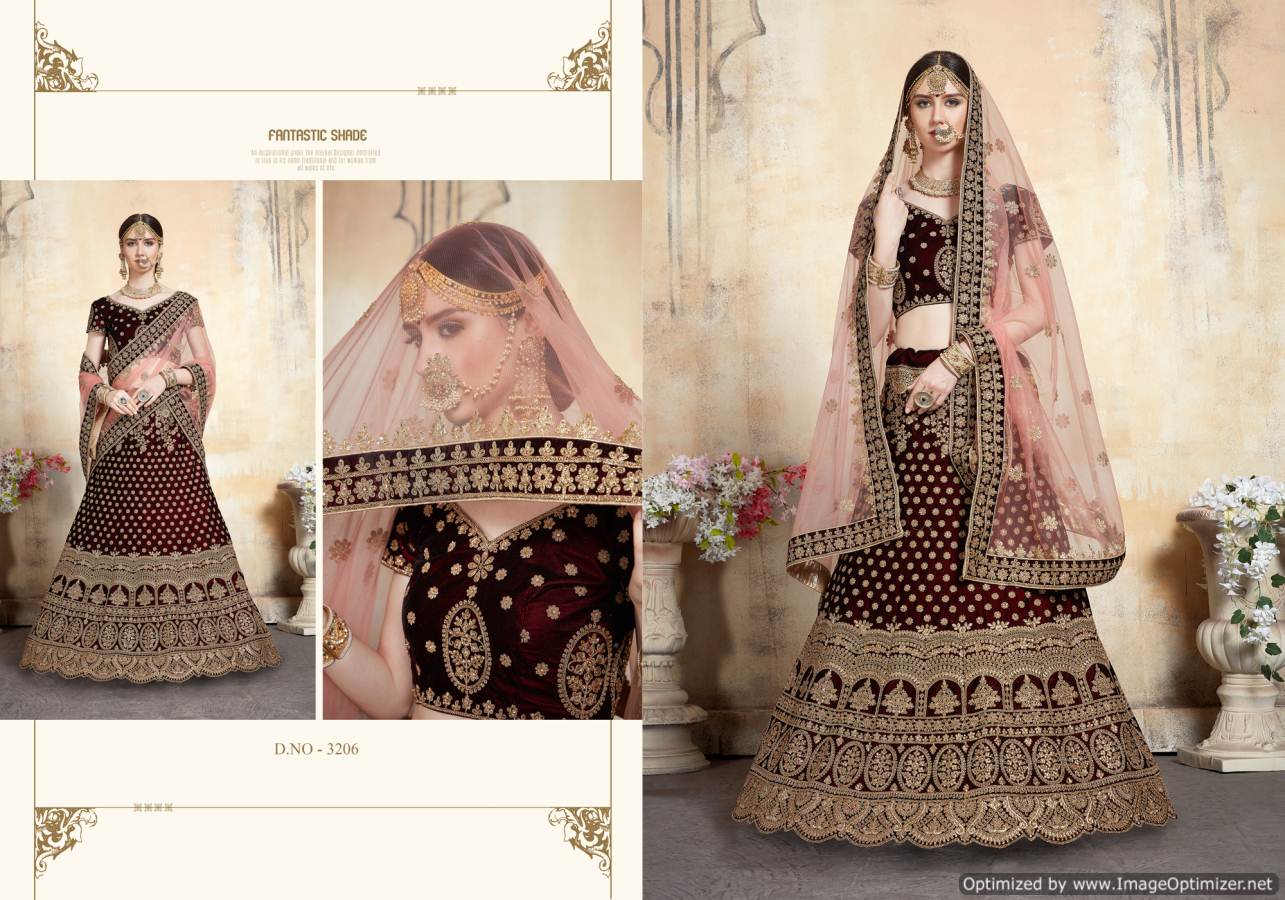 Arya Diwali 2 Heavy Designer Bridal Lehenga Wholesaler