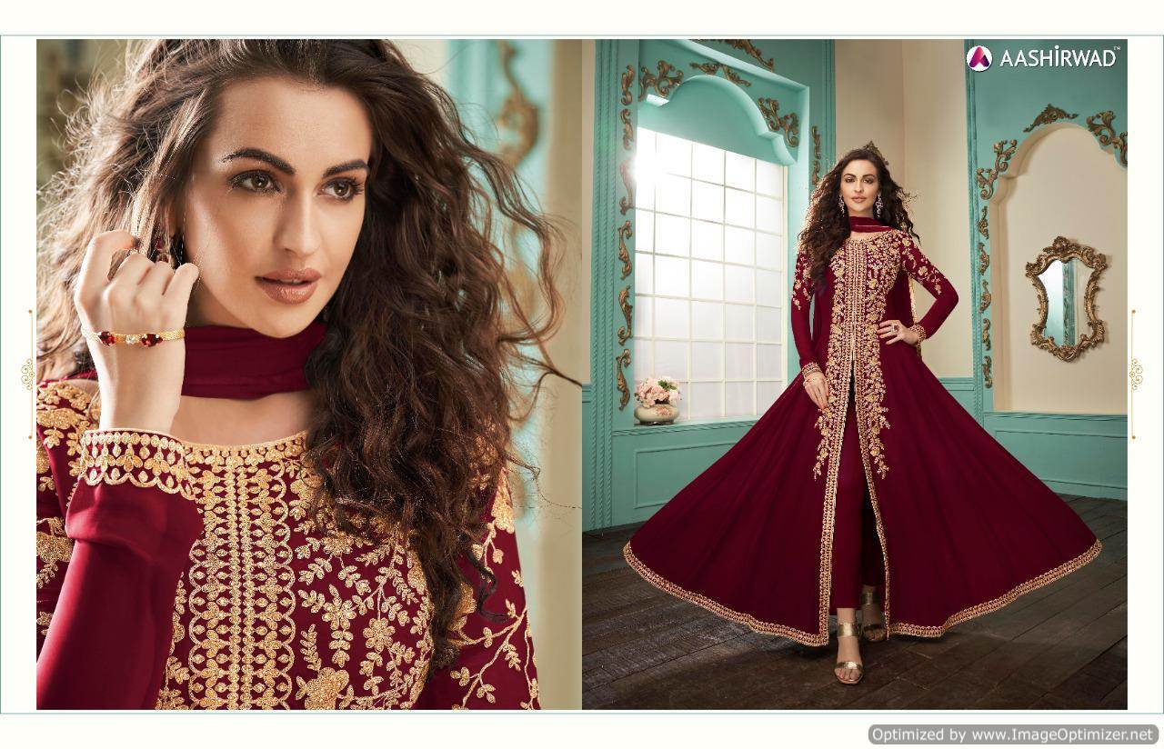 Aashirwad Present Almirah Vol 7 Salwar Suits Collection.
