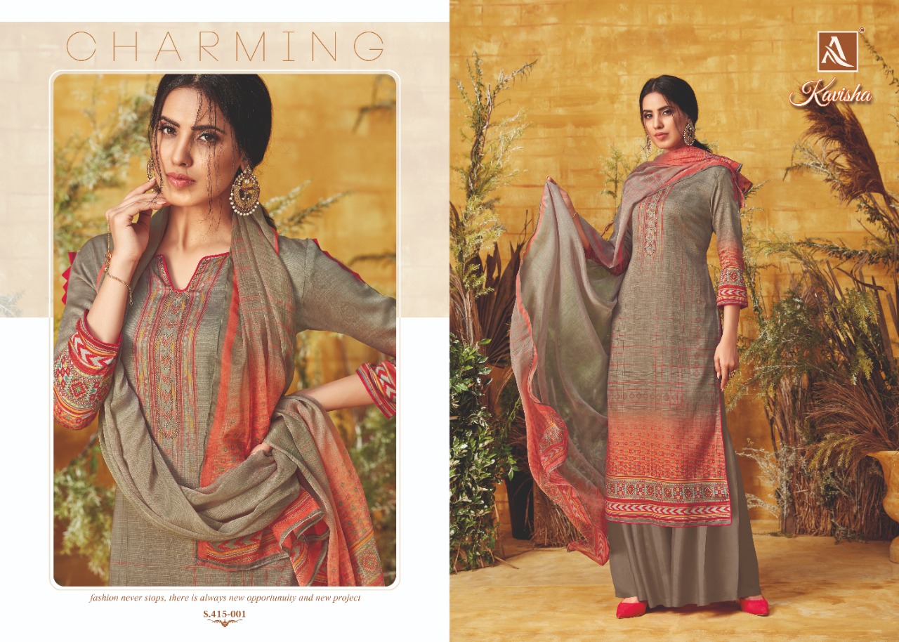 Alok Present Kavisha Dress Material Catalogue