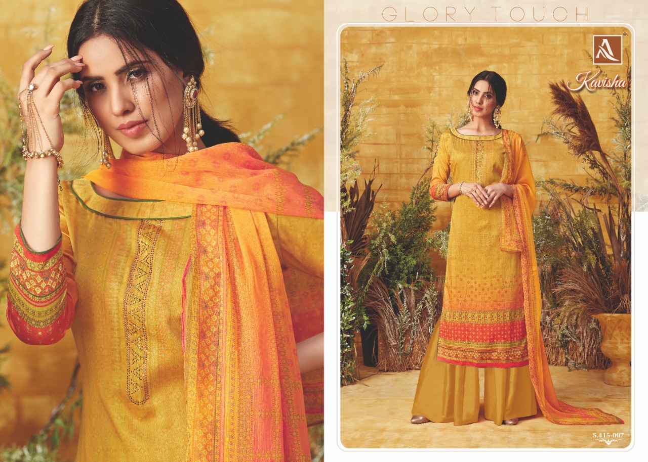 Alok Present Kavisha Dress Material Catalogue