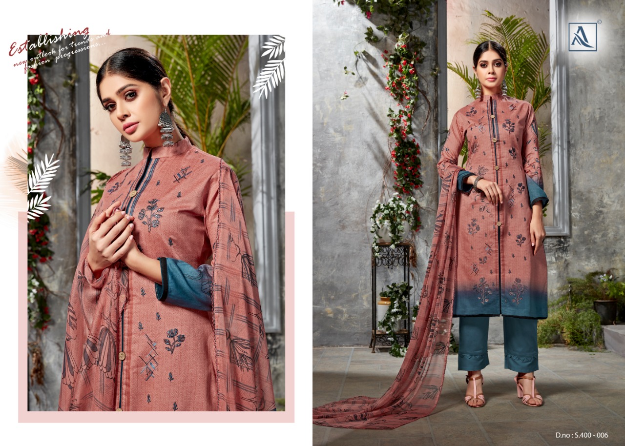 Alok Present Minaaz Dress Material Catalogue