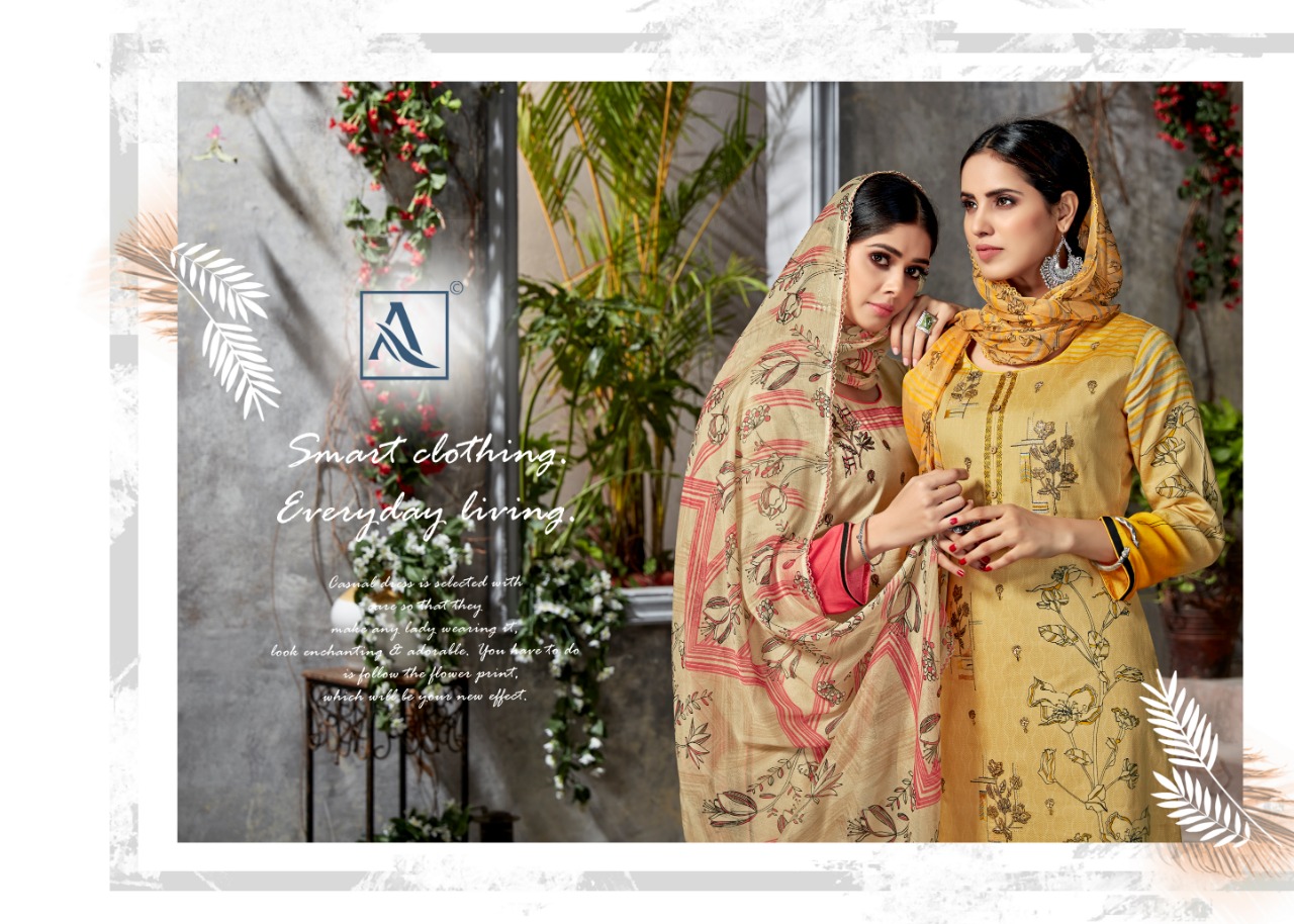 Alok Present Minaaz Dress Material Catalogue