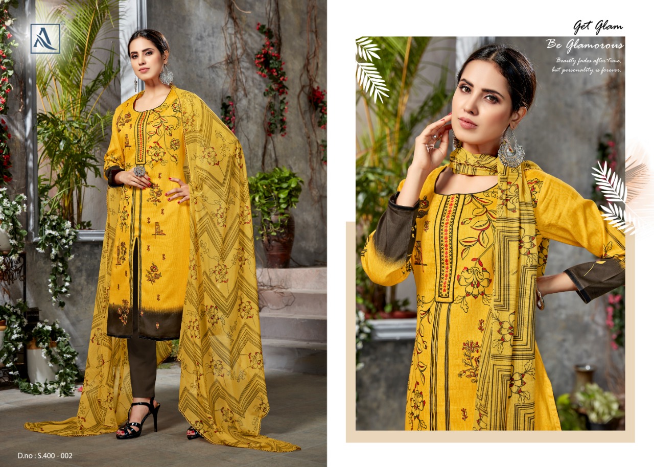 Alok Present Minaaz Dress Material Catalogue