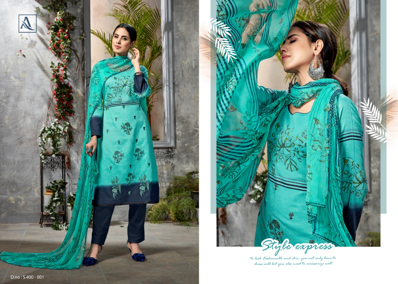 Alok Present Minaaz Dress Material Catalogue