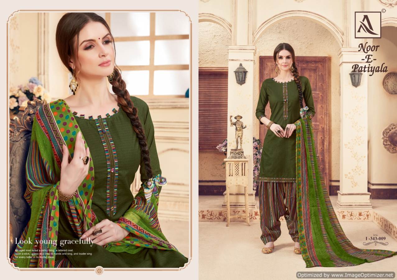 Alok Present Noor E Patiyala Vol 5 Dress Material Collection.
