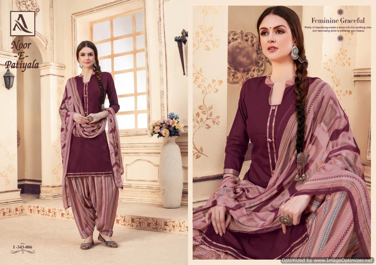 Alok Present Noor E Patiyala Vol 5 Dress Material Collection.