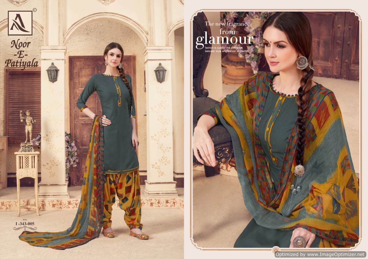 Alok Present Noor E Patiyala Vol 5 Dress Material Collection.