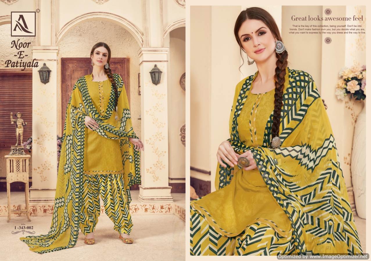 Alok Present Noor E Patiyala Vol 5 Dress Material Collection.