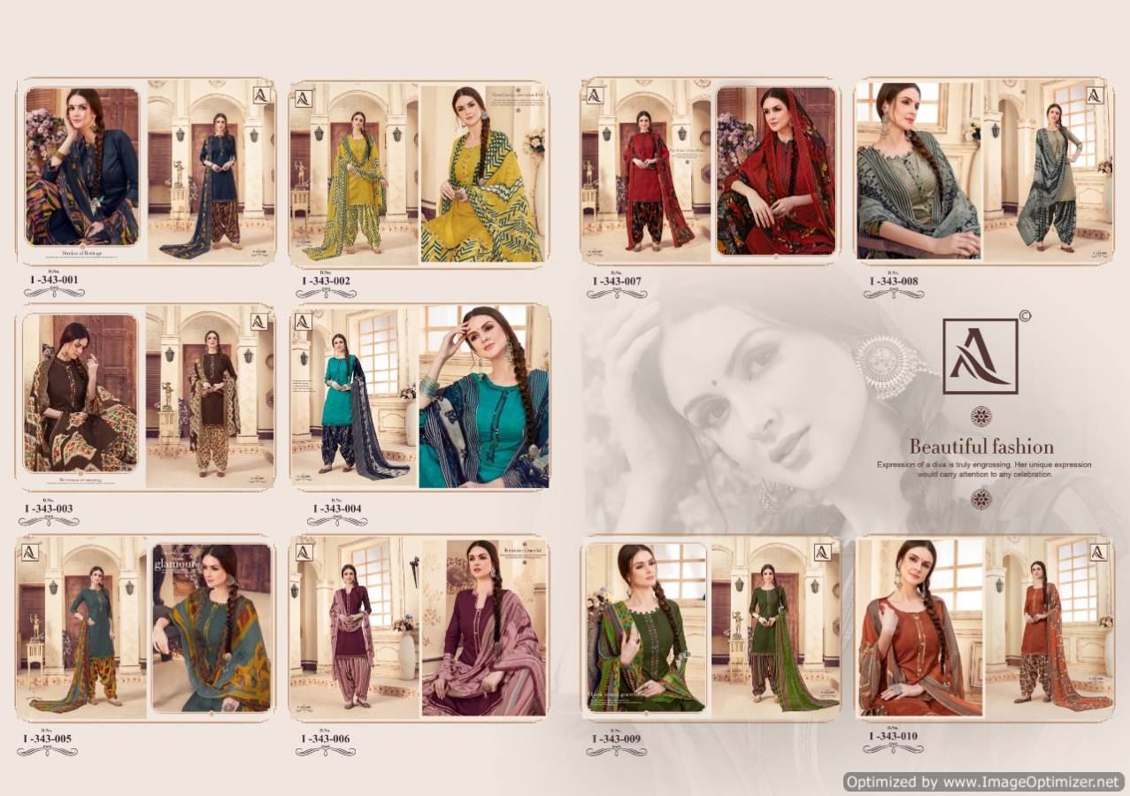 Alok Present Noor E Patiyala Vol 5 Dress Material Collection.