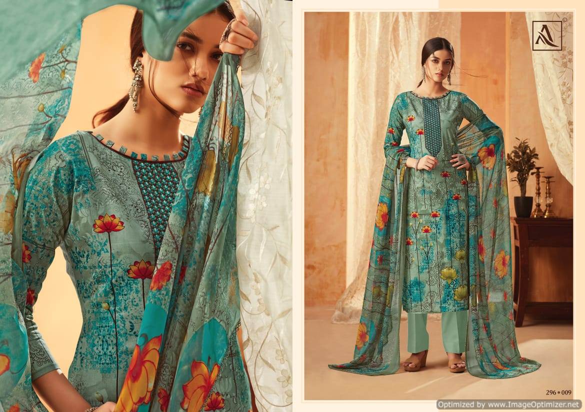 Alok Present Aasfa Digital Printed Dress Material Collection.