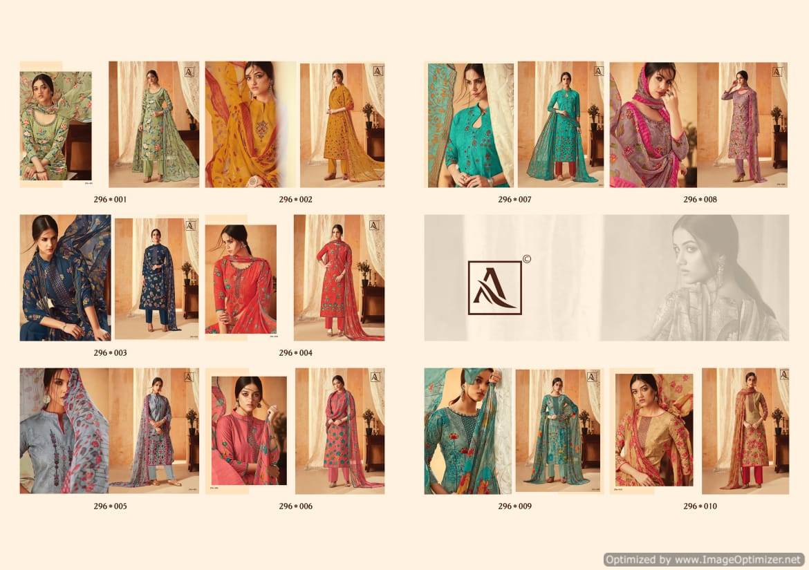 Alok Present Aasfa Digital Printed Dress Material Collection.