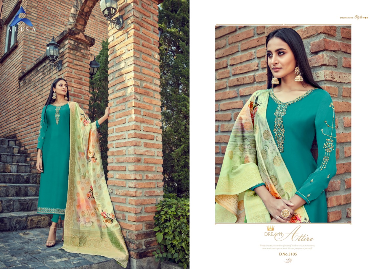Alok Present Suhan Party Wear Catalogue