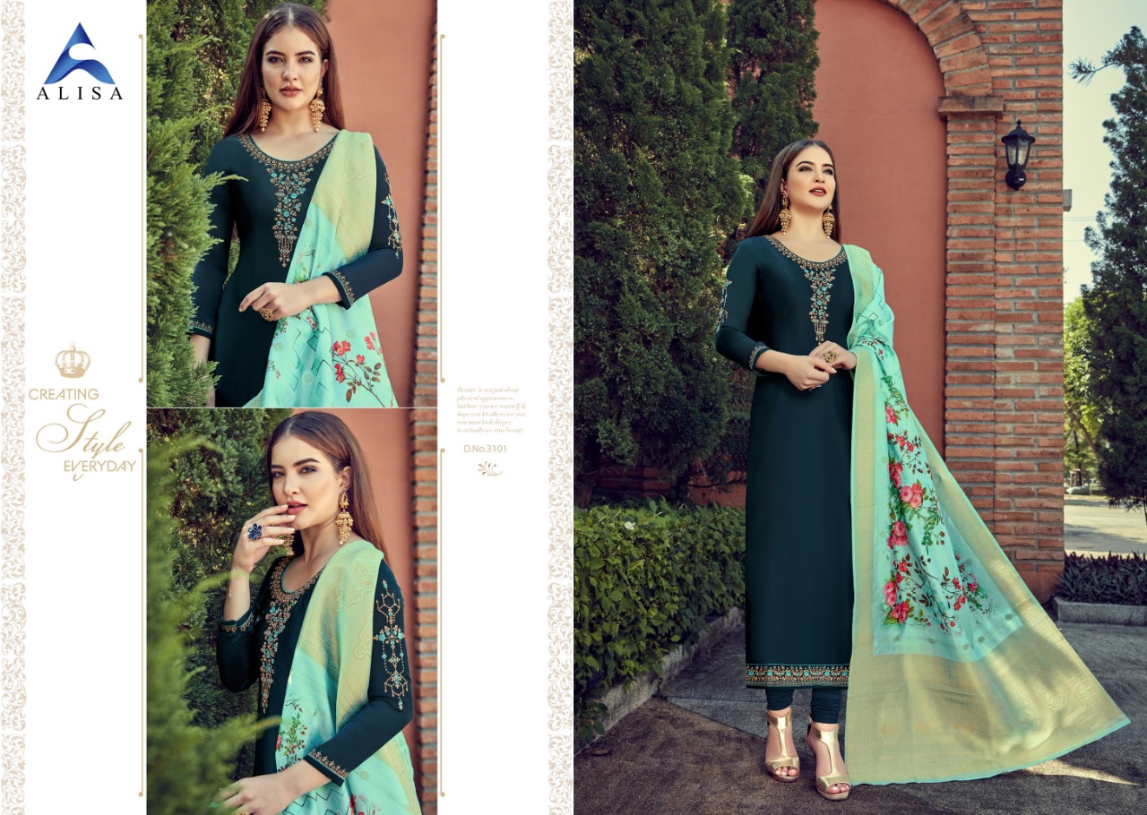 Alok Present Suhan Party Wear Catalogue