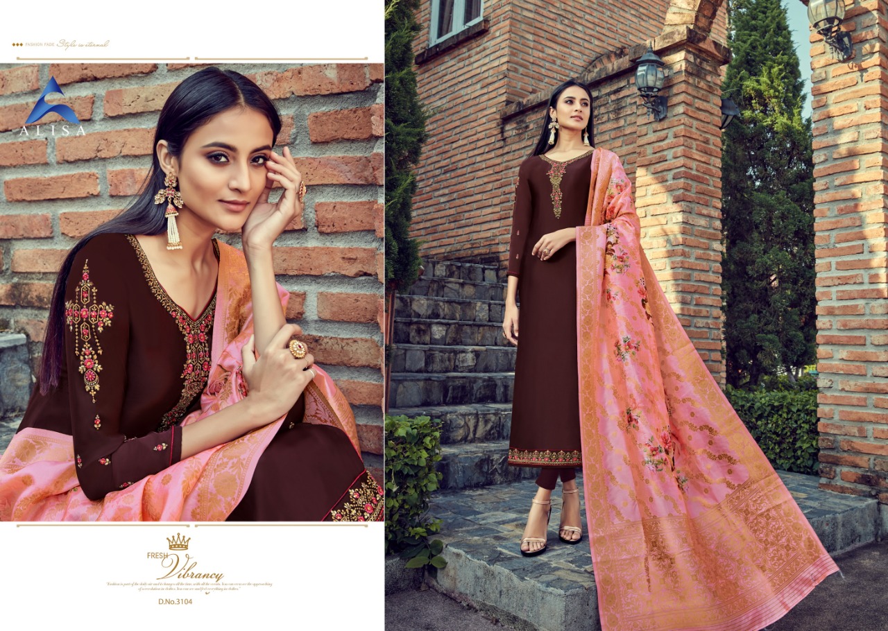 Alok Present Suhan Party Wear Catalogue