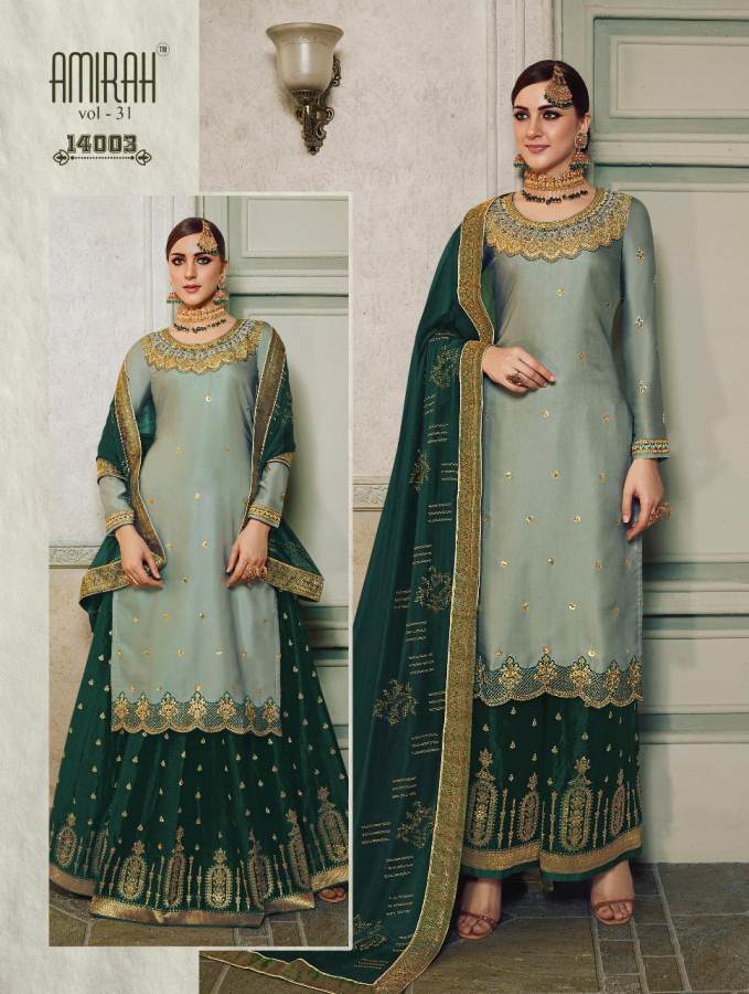Amirah Vol 31 Modal Satin Silk Embroidered Salwar Suit