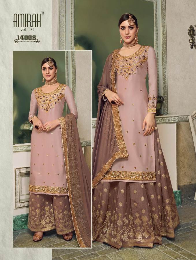 Amirah Vol 31 Modal Satin Silk Embroidered Salwar Suit