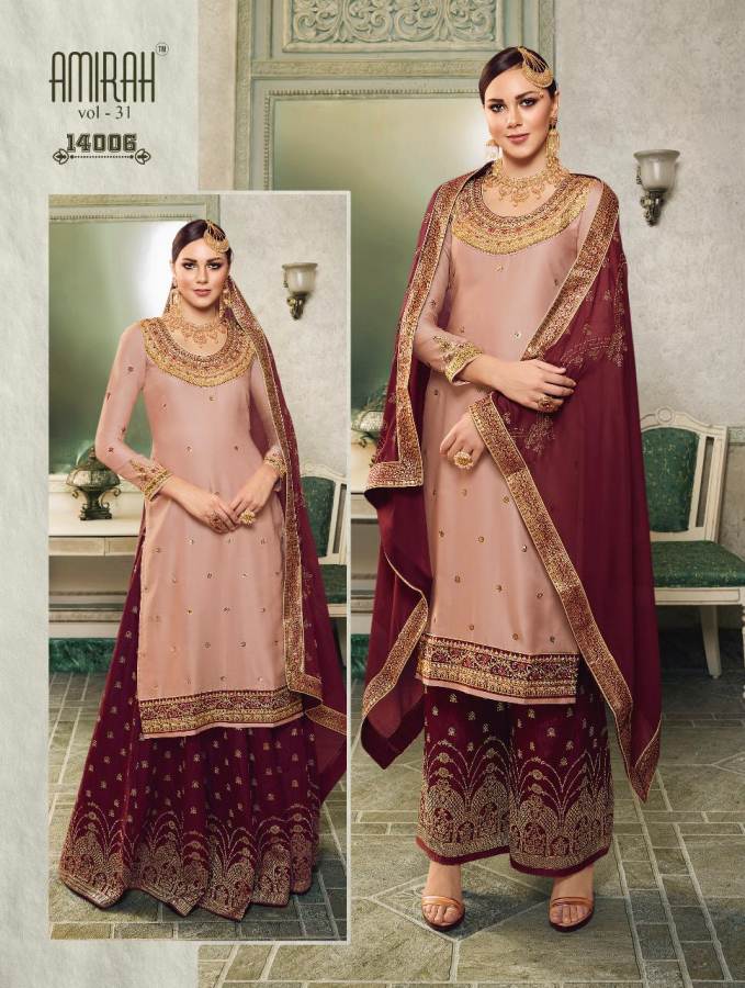 Amirah Vol 31 Modal Satin Silk Embroidered Salwar Suit