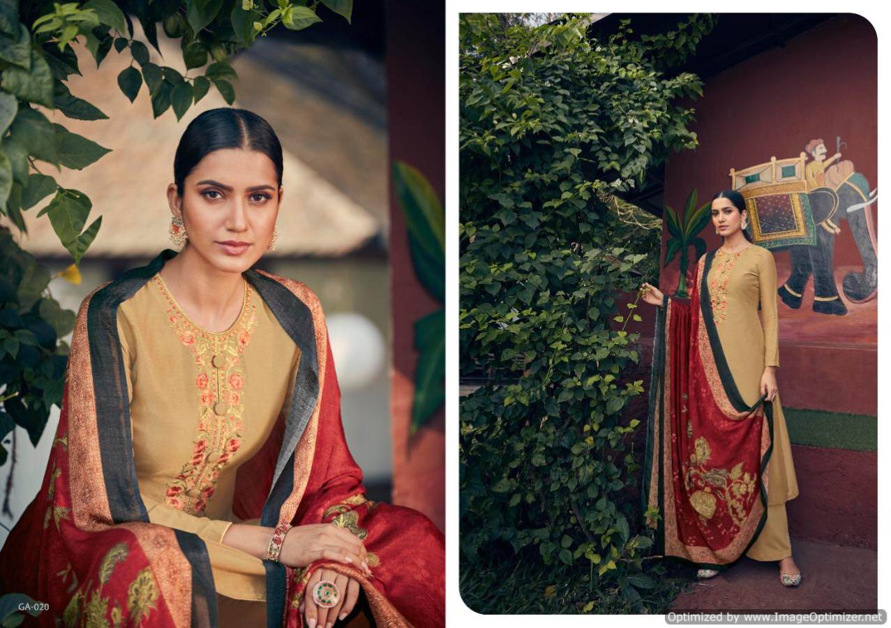 Angroop Present Emerald Designer Dress Material Collection.