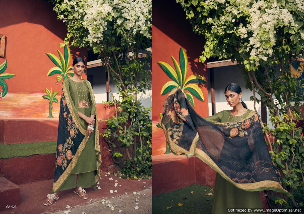 Angroop Present Emerald Designer Dress Material Collection.