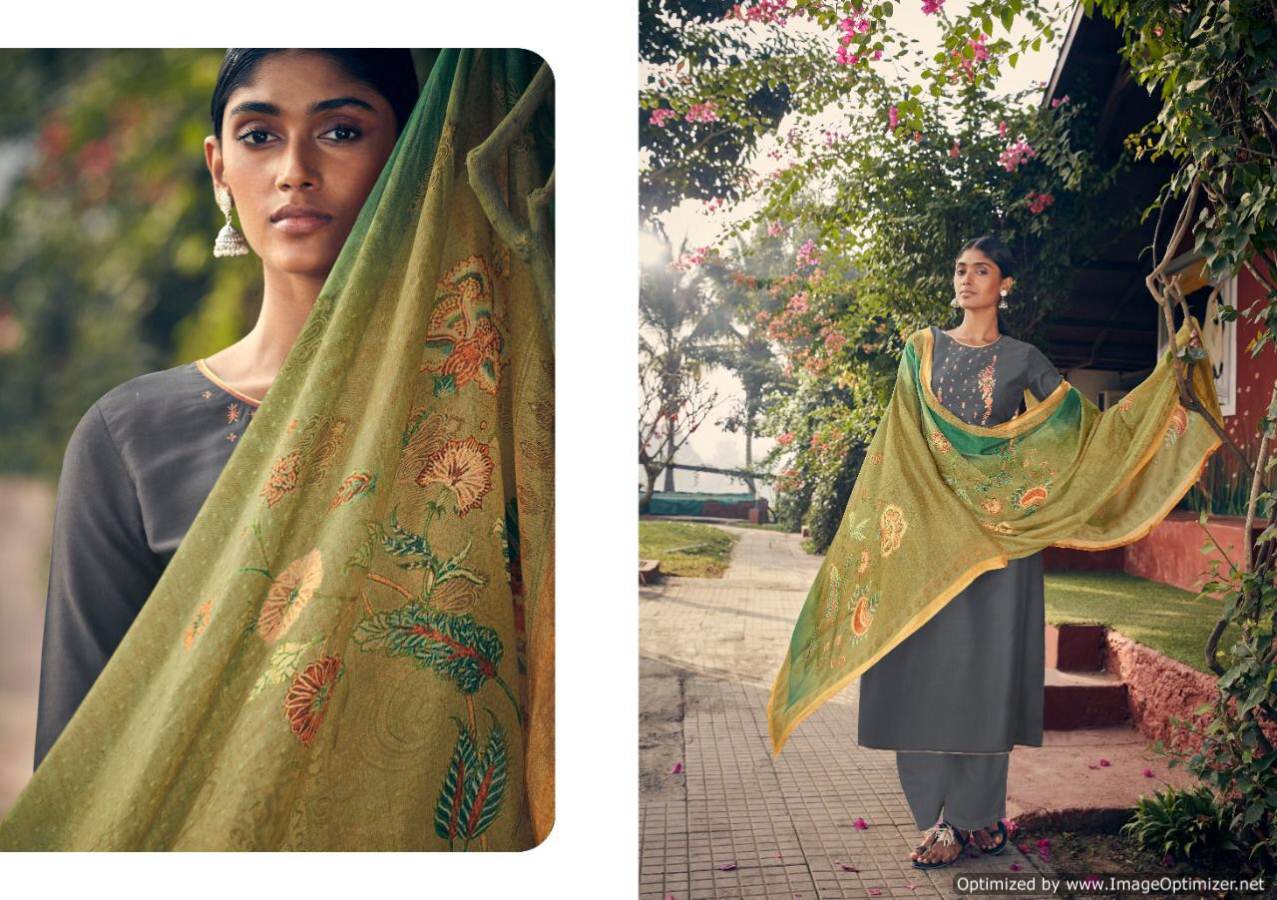 Angroop Present Emerald Designer Dress Material Collection.