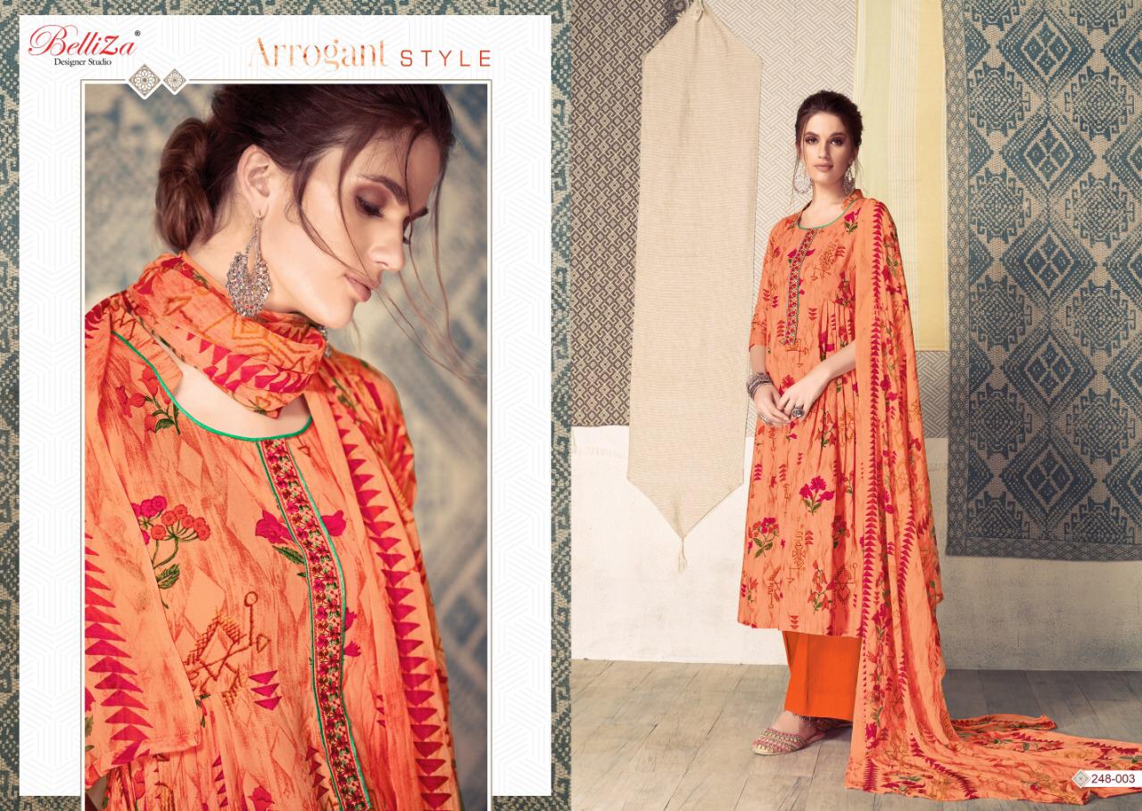 Belliza Present Tisha Dress Material Catalogue