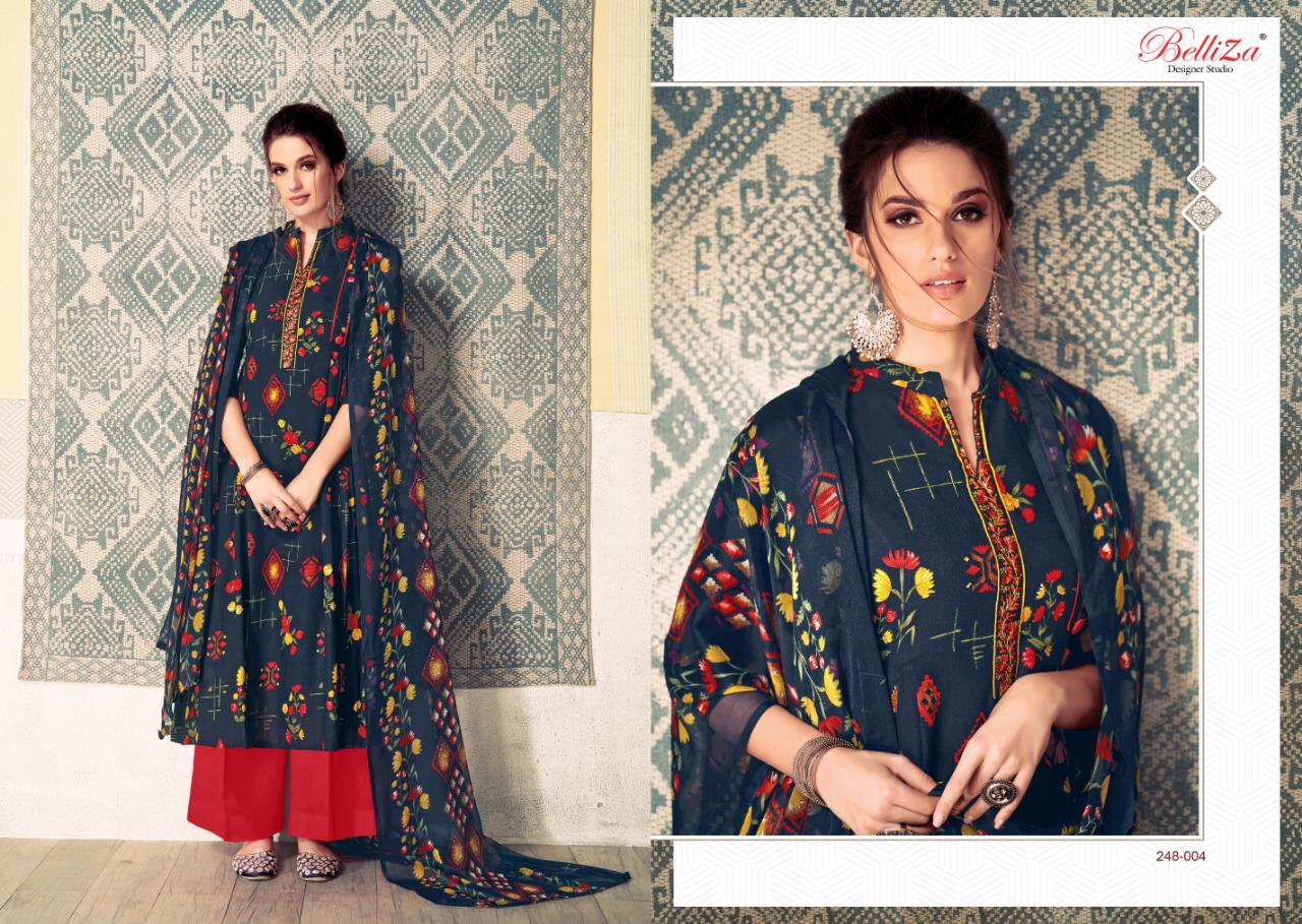 Belliza Present Tisha Dress Material Catalogue