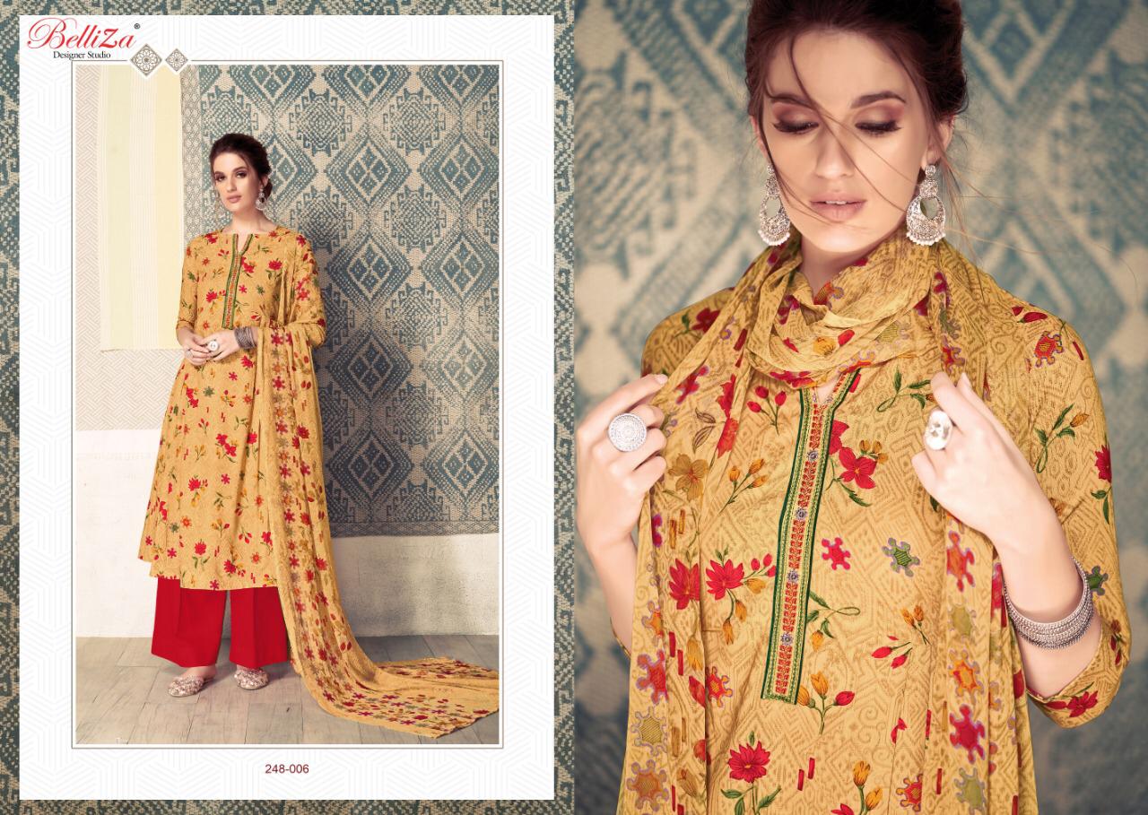 Belliza Present Tisha Dress Material Catalogue